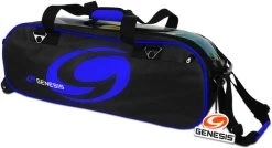 Genesis Sport Triple Roller/Tote Black/Blue