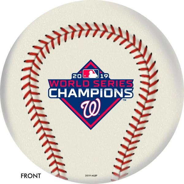 OnTheBallBowling MLB Washington Nationals 2019 World Series Champs Baseball Ball 2 OnTheBallBowling MLB Washington Nationals 2019 World Series Champs Baseball Ball - Image 2