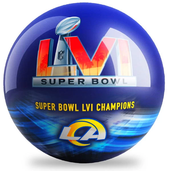 OnTheBallBowling Super Bowl LVI Champions LA Rams Ball 1 OnTheBallBowling Super Bowl LVI Champions LA Rams Ball