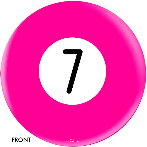 OnTheBallBowling Billiard Pink 7 Ball 2 OnTheBallBowling Billiard Pink 7 Ball - Image 2