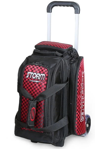 Storm Rolling Thunder 2 Ball Roller Black/Checkered Red 1 Storm Rolling Thunder 2 Ball Roller Black/Checkered Red