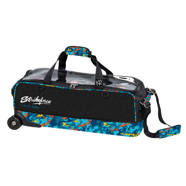 KR Strikeforce TPC Slim Triple Tote Teal Camo 4 KR Strikeforce TPC Slim Triple Tote Teal Camo - Image 4
