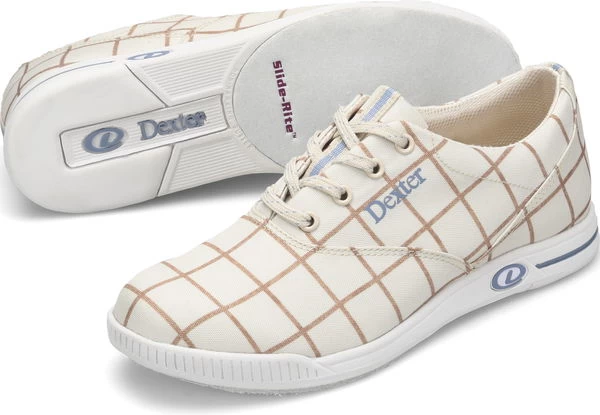 Dexter Womens Kerrie Cream Plaid 6 Dexter Womens Kerrie Cream Plaid - Image 6