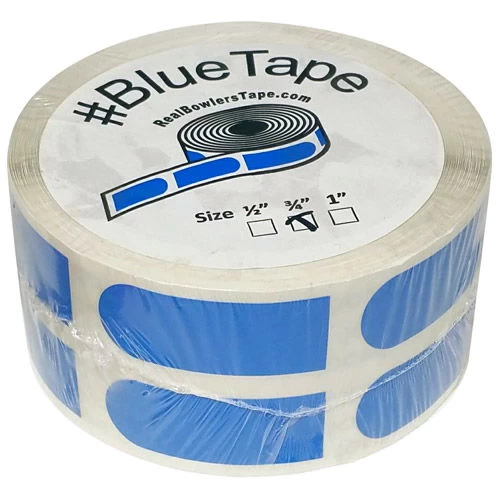 Mongoose Real Bowler's Tape 3/4" Blue Roll/500 1 Mongoose Real Bowler's Tape 3/4" Blue Roll/500