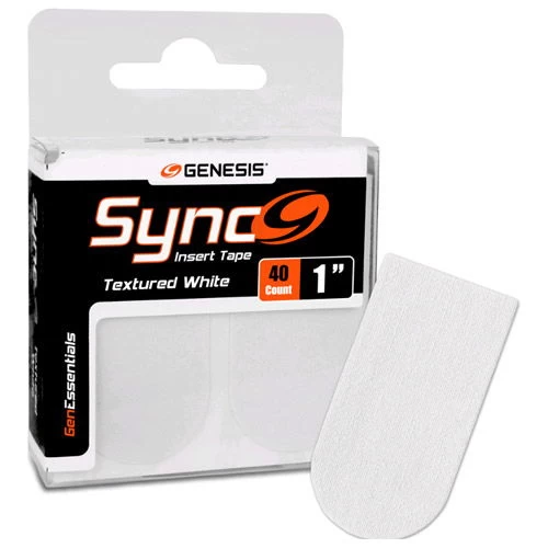 Genesis Sync White 1" Insert Tape 40ct 1 Genesis Sync White 1" Insert Tape 40ct