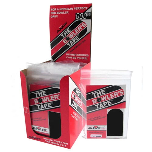 AMF Bowler's Tape 1" Black 30 Piece 1 AMF Bowler's Tape 1" Black 30 Piece