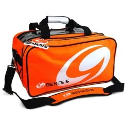 Genesis Sport Double Tote +Plus Orange -Best Bowling Shop 83ae725c b387 4c98 97b2 e624287d3430