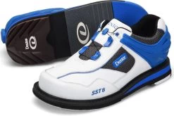 Dexter Mens SST 6 Hybrid BOA White/Blue Right Hand -Best Bowling Shop 87fc445e 9ca6 4a27 ba9b 637a8c5459a0