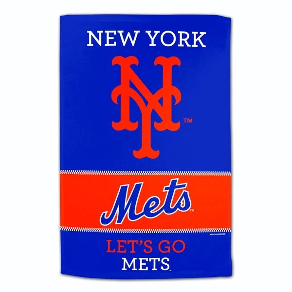 WinCraft MLB Towel New York Mets 16X25" 1 WinCraft MLB Towel New York Mets 16X25"