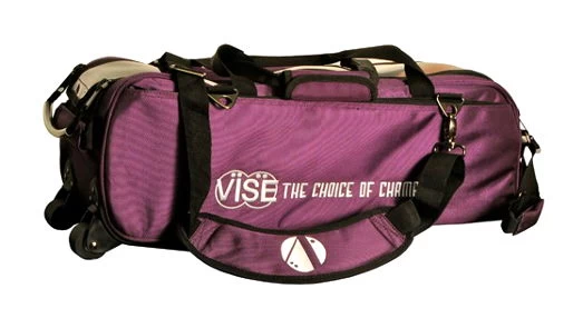 Vise 3 Ball Clear Top Roller/Tote Purple 1 Vise 3 Ball Clear Top Roller/Tote Purple