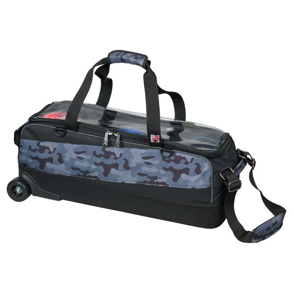 KR Strikeforce Fast Slim Triple Roller Tote Grey Camo 1 KR Strikeforce Fast Slim Triple Roller Tote Grey Camo