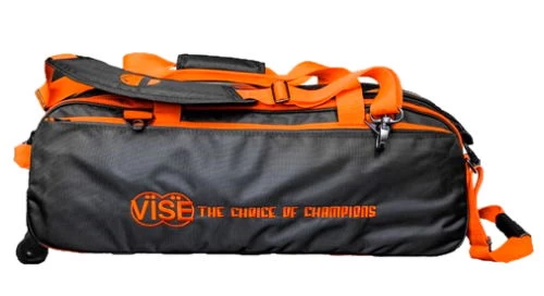 Vise 3 Ball Clear Top Roller/Tote Black/Orange 1 Vise 3 Ball Clear Top Roller/Tote Black/Orange