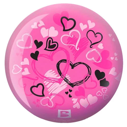 Brunswick Hearts Glow Pink Viz-a-Ball 2 Brunswick Hearts Glow Pink Viz-a-Ball - Image 2
