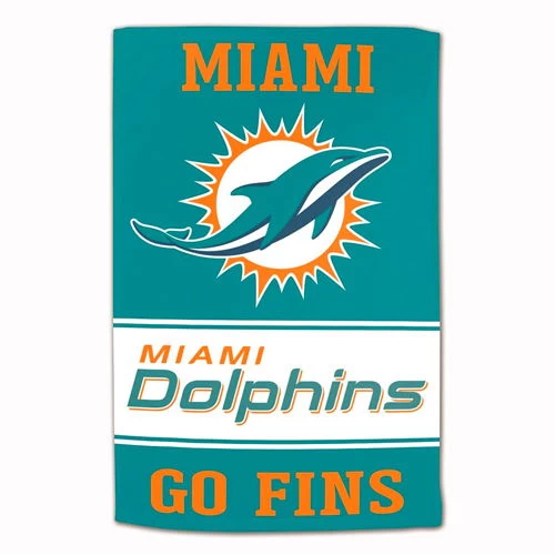 WinCraft NFL Towel Miami Dolphins 16X25 1 WinCraft NFL Towel Miami Dolphins 16X25