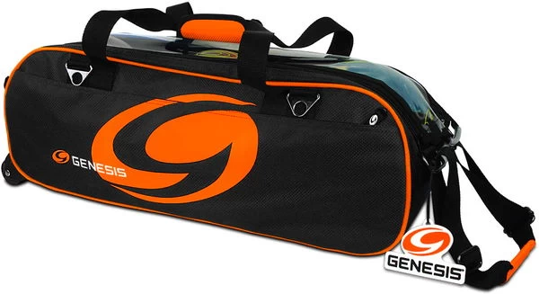 Genesis Sport Triple Roller/Tote Black/Orange 1 Genesis Sport Triple Roller/Tote Black/Orange