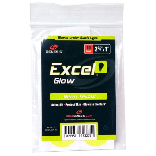 Genesis Excel Glow Performance Tape Neon Yellow 10ct 1 Genesis Excel Glow Performance Tape Neon Yellow 10ct