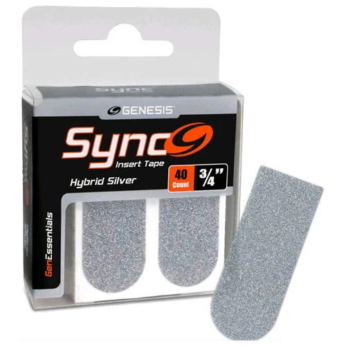 Genesis Sync Silver 3/4" Insert Tape 40ct 1 Genesis Sync Silver 3/4" Insert Tape 40ct