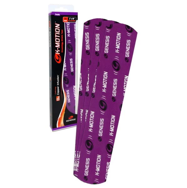 Genesis K-Motion Tape Pre-cut Purple 1 Genesis K-Motion Tape Pre-cut Purple